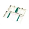 Detachable Sterilization Cassette with Buttons Green German Autoclavable 5 Slot