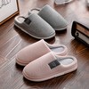 Home Non-Slip Thermal Fluffy Slippers Pink: 38-39 (Fits EU 37-38) 2ea