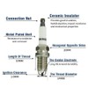 CNPAPC 4PCS 90919-22400 Spark Plugs with Wire Set Compatible with