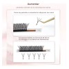 Extensión De Pestañas Nagaraku W Shape 3d Doble