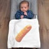 Azeeda 'Funny Fish Finger' Cotton Baby Blanket/Shawl (BY00039745)
