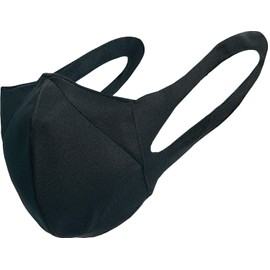 Zett BGXMSK Sports Mask, UV Protection, Deodorizing, Moisture Wicking, Quick Drying, Washable, Black (1900), Small Size (Women and Kids)