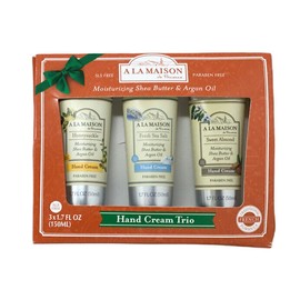 A La Maison de Provence Moisturizing Shea Butter & Argan Oil Hand Cream Trio (3G