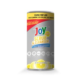JOY Powder Cleanser Multipurpose Cleaner & Stain Remover - Kitchen, Bathroom & Outdoor Use - On Stainless Steel, Aluminum, Tile, Ceramic, Porcelain, Bronze & More - 15oz (Pack of 2)