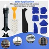 Caulking Tool Kit,Caulk Remover Tool,3 in 1Silicone Caulking Tool Kit,