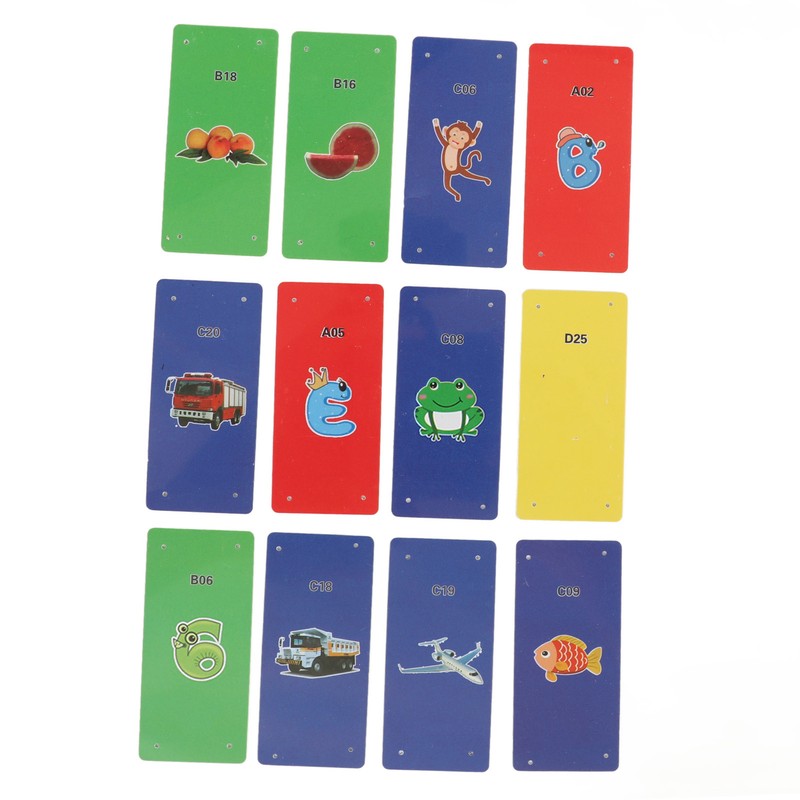 50pcs Amblyopia Training Card Waterproof 0.7mm Hole 4 Holes Strabismus