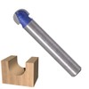 Gasea 4pcs 1/4 Inch Shank Cove Core Box Router Bit