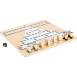 small foot Barricade and Halma "Gold Edition" Wooden Board Game for the Whole Family, from 6 Years, 12223