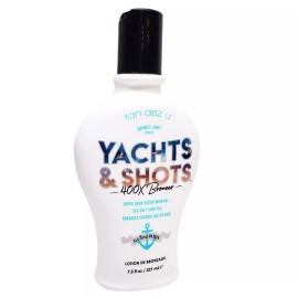 Tan Asz U Double Shot Yachts & Shots 400X Bronzer 7.5oz Tanning Lotion