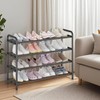 KANAV 4-Tier Expandable Shoe Rack – Adjustable Shoe Organizer &