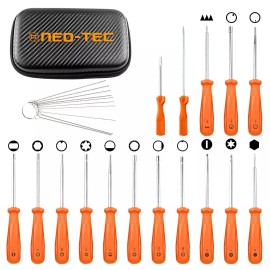 NEO-TEC 16 Pcs Carburetor Adjustment Kit Carb Tune up Adjusting Small Engine + Tool Kit