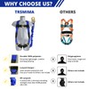 TRSMIMA Safety Harness Fall Protection - Full Body Construction Roofing