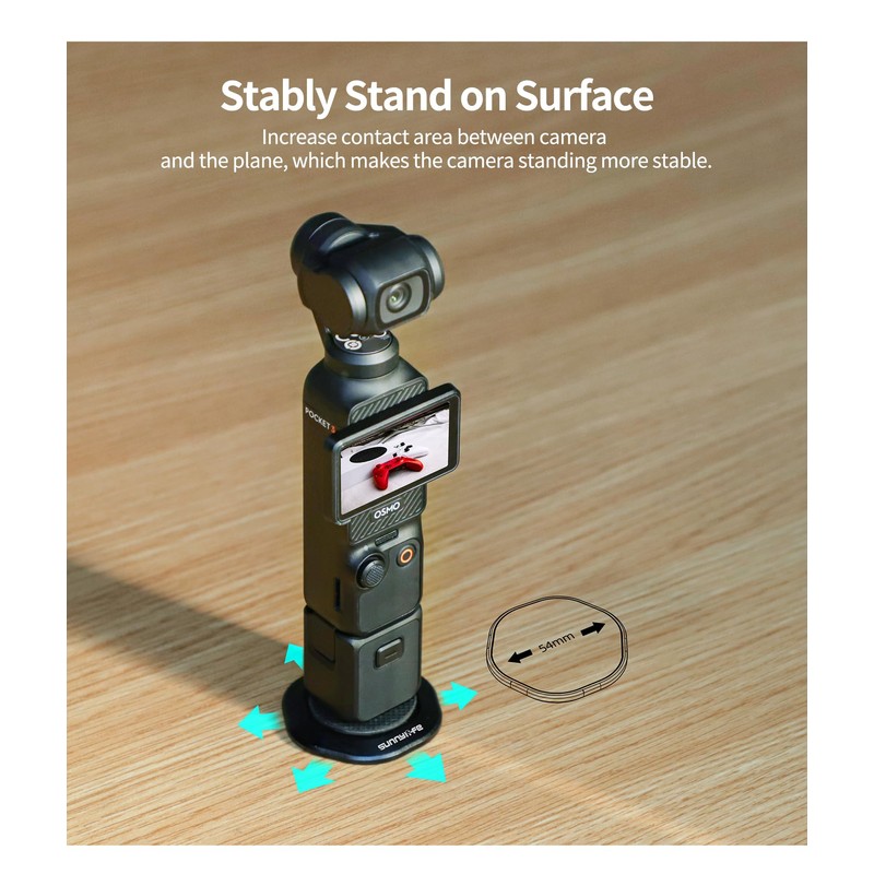 MAXOLA Metal Magnetic Suction Base Universal Extension Adapter Base for