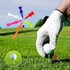 PUFEUOO 180 Pack Plastic Golf Tees, 6 Different Sizes Golf