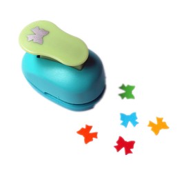 Handheld Scrapbooking Punch Cutters Clearance Engraving Album Cards Paper Crafts Puncher Hole Punches Supplies with Shape (Bowknot)