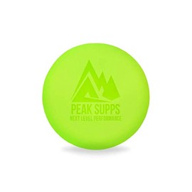 Lacrosse Ball for Trigger Point Massage - Lime Green (6cm Diameter)
