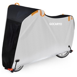 Bicycle Cover, Waterproof, Thick, Tear Resistant, Road Bike Cover, 420D, Bicycle Cover, Extra Thick, Cycle Cover, Fits Up to 29 Inches, All Weather, Typhoon, Rain, UV Ray, Dust, Storage Bag Included