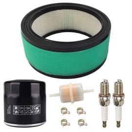 Toolyuan 24 083 03-S Air Filter Tune up Kit for Kohler CH18 CH20 CH22 CH23 CH25 CH730 CH740 Command 18HP-25HP OHV Engines with 52 050 02-S Oil Filter Spark Plug Fuel Filter