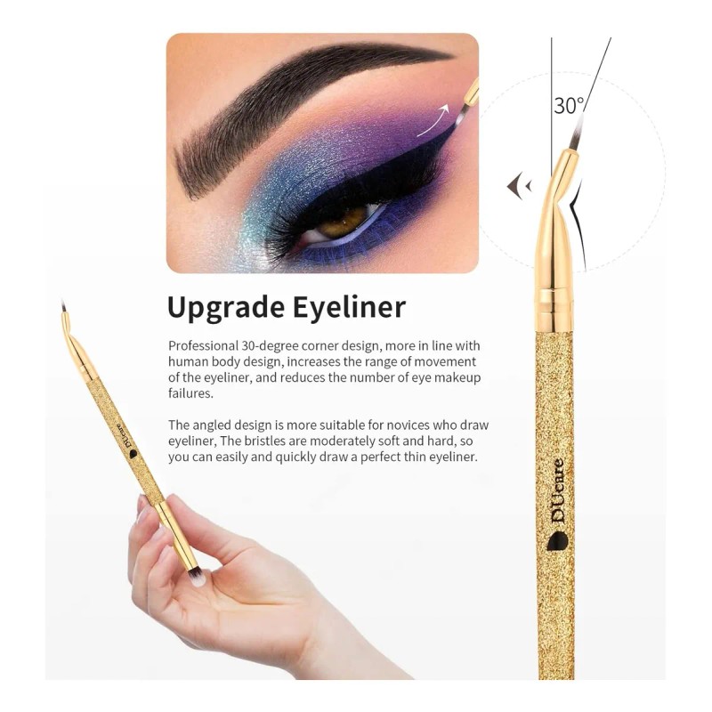 Juego De 5 Brochas Para Sombra De Ojos Ducare, Brochas