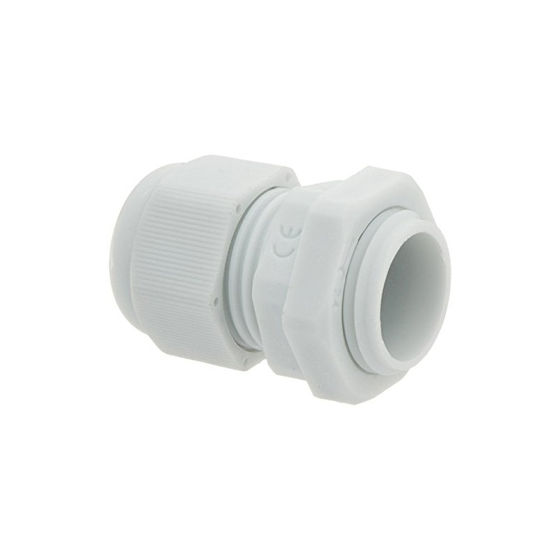 White Plastic PG11 Strain Relief Cord Grip Cable Glands for