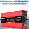 500W Car Power Inverter AC Converter Solar Inverter LCD Digital