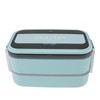 Double Layer Bento Box 316 Stainless Steel Compartment Portable Lunch