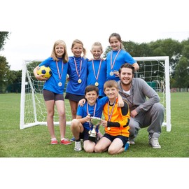 Wrzbest 12 Pack Zinc Alloy Soccer Award Medals (Gold & Bronze) - 2.76 Inch Metal Medals with Ribbons - Premium Antique Finish for Tournaments, Competitions, Sports