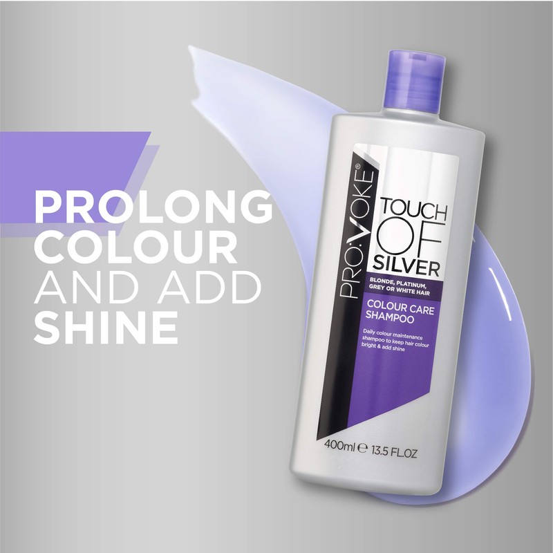PROVOKE Touch Of Silver Colour Care Shampoo 400 ml ,