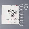 Eyelet type cat shower curtain 150x180cm screen cloth bathroom curtain