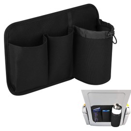 Cosmos Airplane Seat Back Pocket Organizer - Car Seat Pocket Stock Storage Bag & Airline Seat Pocket Hanging Holder Pouch for Holding Water Bottle, Phone, Passport & Flight Travel Essentials