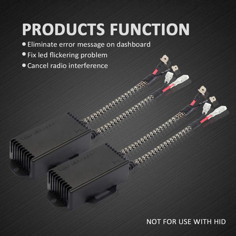 D-Lumina H1 H3 Anti Flicker LED Canbus Decoder, Resistor Decoders