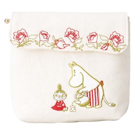 Maruma ポーチ MOOMIN Moomin Mama's Tea Party Character Gift Present Birthday Ladies' Goods 1425024600