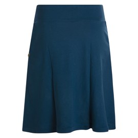Vishes - Alternative Clothing - Women's Knee-Length Organic Cotton Wide Waistband Jersey Skirts Basic, turquoise