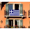 Large Greece Flag,3x5 FT Greek 75D Outdoor Banner,Decor for Garden