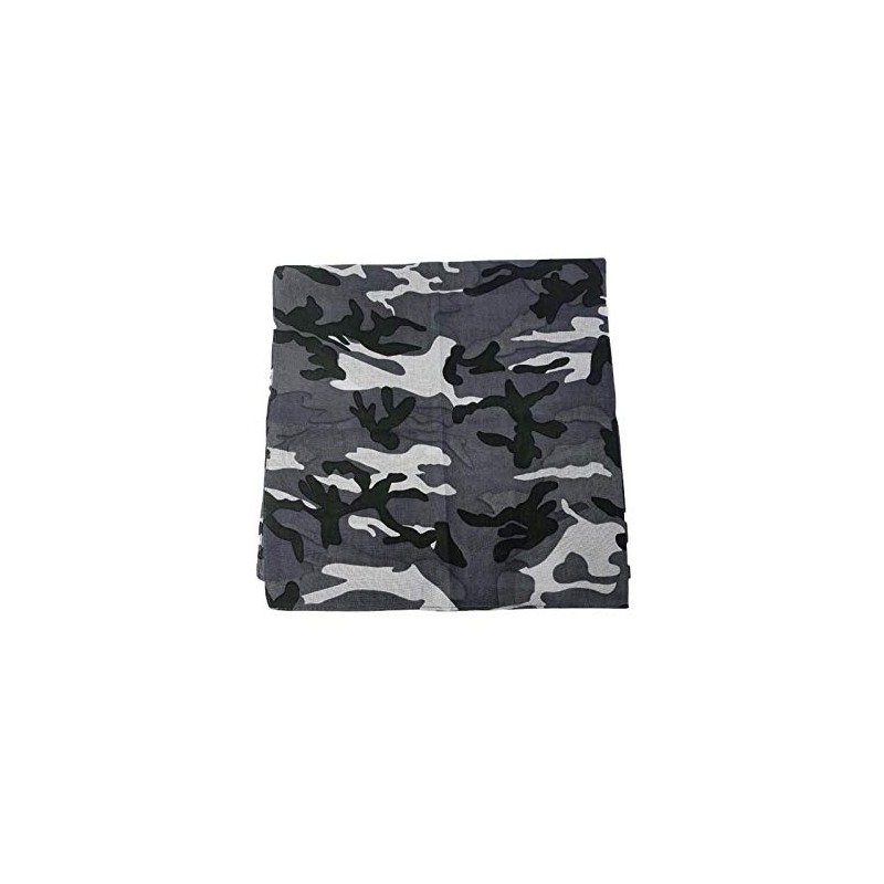 WS Accessories Cotton Bandana [Grey Camo]