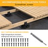 24 Pack Adjustable Deck Support Pedestal, Deck Foundation Base Support