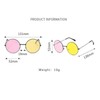 JinYu Suitable for Glasses Pink Yellow Lenses Prop Costume Long