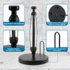 Veumoie Paper Towel Holder Countertop, Paper Towel Stand with Ratchet