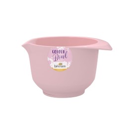 Birkmann, Colour Bowls, Mixing and Serving Bowl, Small, 0.75 Litres, Melamine Bowl, Scratch-Resistant, Stable, Sustainable, Pink, 708709