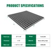 Natotela 2'x2' Fiberglass Molded Grating, Heavy Duty FRP Industrial Square
