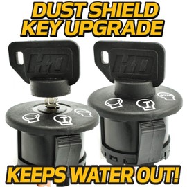 HD Switch Ignition Switch w/Protective Umbrella Key fits Dixie Chopper Blackhawk 2248KW 2454KW 2460KW 2760KW 2548KOE 2554KOE 2560KOE 2554BR 2560BR Zero Turn Lawn Mower KeySwitch Key Switch