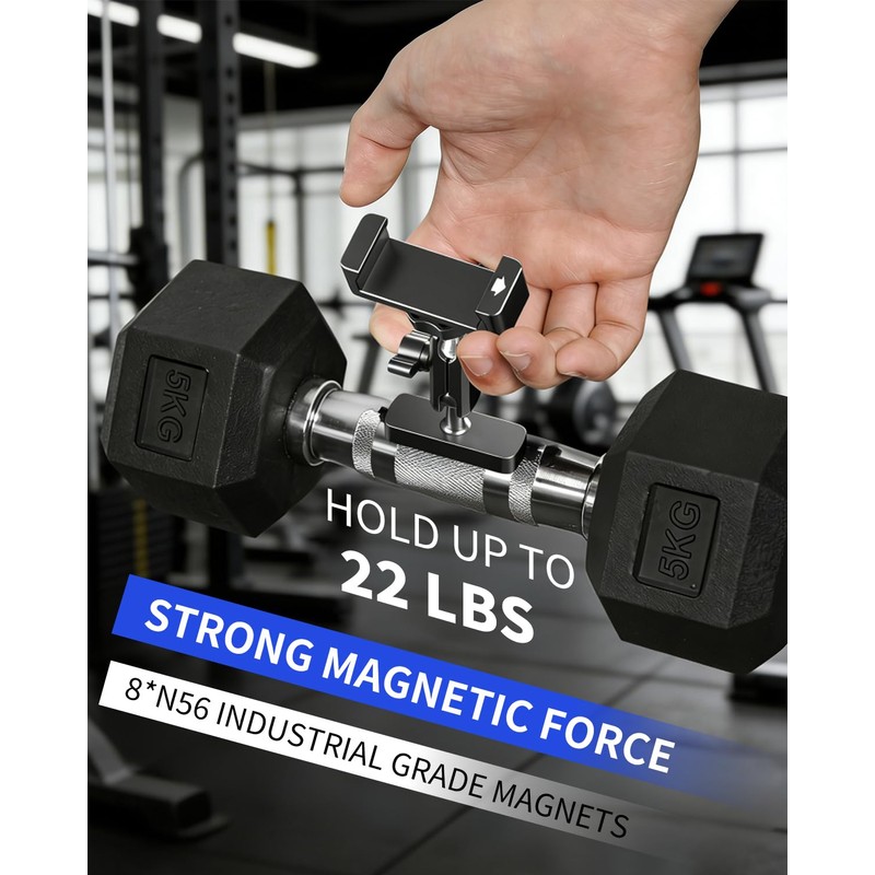Charchendo Heavy Duty Magnetic Phone Mount for Golf Cart -