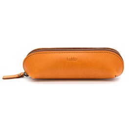 Luddite Trattoria Leather Camel Garment Bag, Archpen Case,