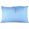 Hafaa Pillow Cases 2 Pack Brushed Microfiber Plain Pillow Cases
