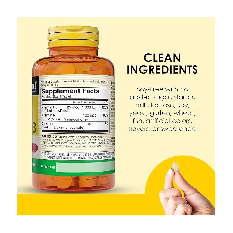 Mason Naturals Vitamina 100mcg 100 Tabletas Sabor