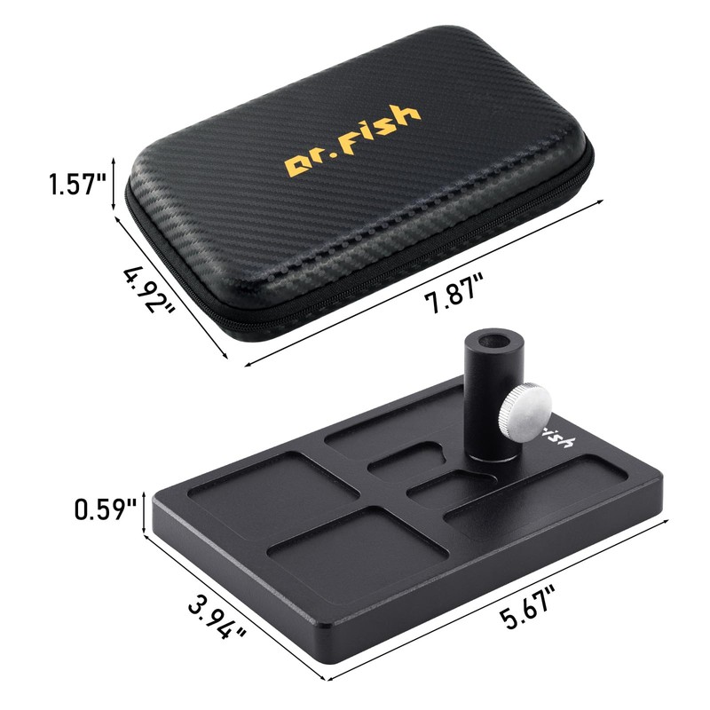 Dr.Fish Fly Tying Pedestal Base for Clamp Fly Tying Vise