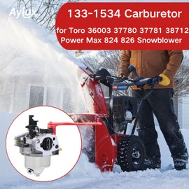 Aylux 133-1534 Carburetor for Toro 36003 37780 37781 38712 38805 Power Max 824 Snowblower Snowthrower with Fuel Filter