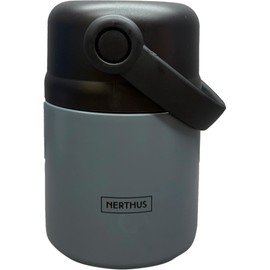 Nerthus FIH 1462 thermos solidi 650 ml acciaio inox doppia parete ideale per lavoro pasti e zuppe