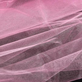 Organza Fabric DIY Tulle Roll 48 cm x 10 m, Pink Tulle Decorative Fabric, Tulle Ribbon for Wedding, Curtains, Wedding Arch, DIY Tutu Skirt, Crafts, Party Decoration, Crafts Gift Draping Fabric