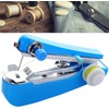 Blue Handheld Sewing Machine, Sewing Machines Portable Mini Manual Sewing